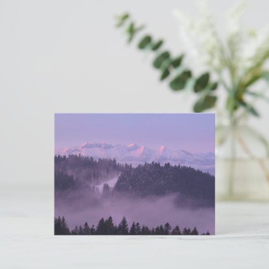 Uitzicht Winter Tatras uit Pieniny Briefkaart (Staand voorkant)
