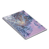 Uitzicht winterbos notitieboek (Rechterzijde)