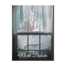 Uitzicht wintervenster