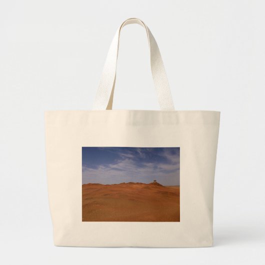 Uitzicht woestijn - Gobi Grote Tote Bag (Voorkant)