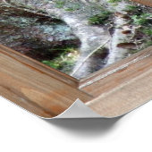 Uitzicht Woodland van een Venster Poster (Hoek)