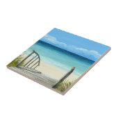 Uitzicht zee 147 Ocean Beach Tegeltje (Zijkant)