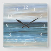 Uitzicht zee 266 vierkante klok (Voorkant)