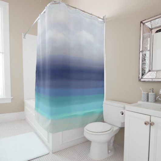 uitzicht zee 277 douchegordijn (In situ)