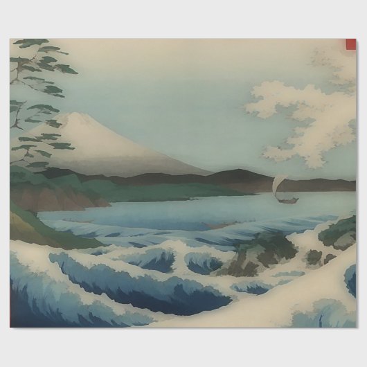 Uitzicht zee van Satta Point Cadeaupapier (Vlak)