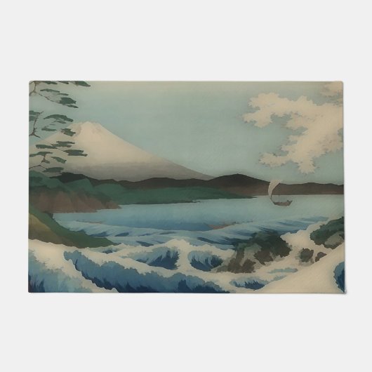 Uitzicht zee van Satta Point Deurmat (Voorkant)