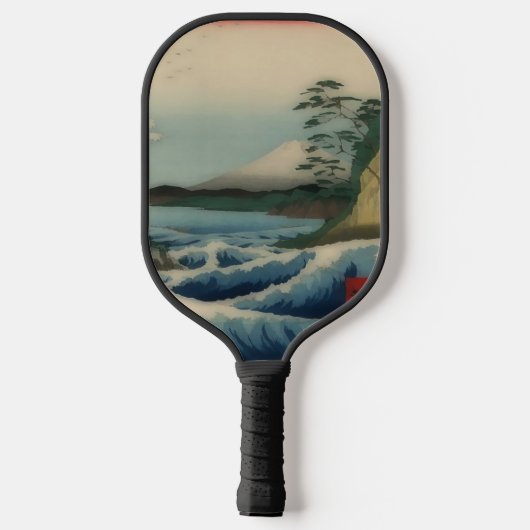 uitzicht zee van Satta Point Pickleball Paddle (Achterkant)