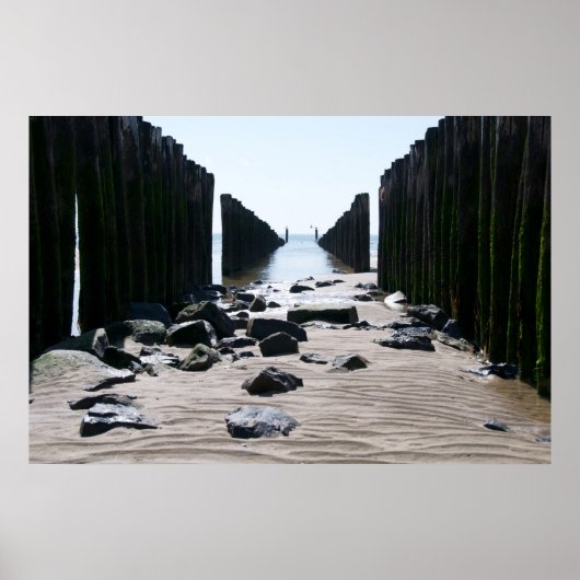 Uitzichten aan de zeezijde - zee poster (Voorkant)