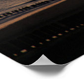 Uitzichten aan de zeezijde - zonsondergang poster (Hoek)