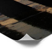 Uitzichten aan de zeezijde - zonsondergang poster (Hoek)