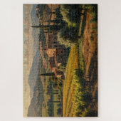 Uitzichten boven Toscane Legpuzzel (Verticaal)