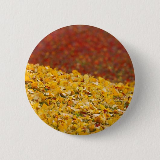 Uitzichten Herfst Herfstbladeren Ronde Button 5,7 Cm (Voorkant)