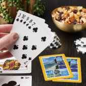 Uitzichten in de Barbados Ocean Pokerkaarten (Insitu)