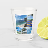 Uitzichten in de Barbados Ocean Shot Glas (Voorkant)