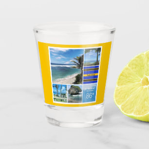 Uitzichten in de Barbados Ocean Shot Glas