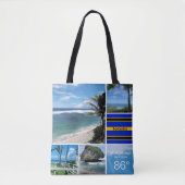 Uitzichten in de Barbados Ocean Tote Bag (Voorkant)