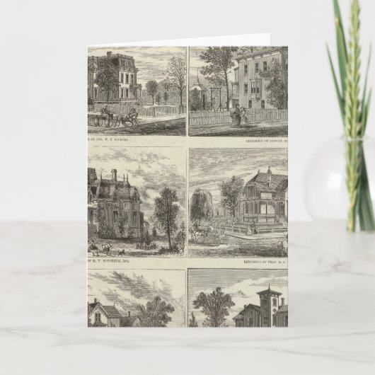 Uitzichten in Maywood, Cook County, Illinois Kaart (Voorkant)