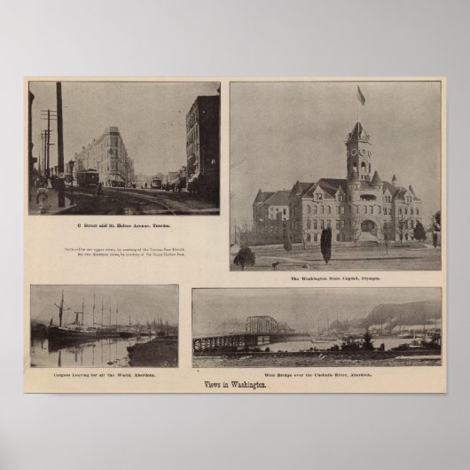 Uitzichten in Washington Poster (Voorkant)
