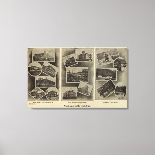 Uitzichten, La Grande, Oregon Canvas Afdruk (Voorkant)