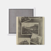 Uitzichten, La Grande, Oregon Magneet (Voorkant / Achterkant)