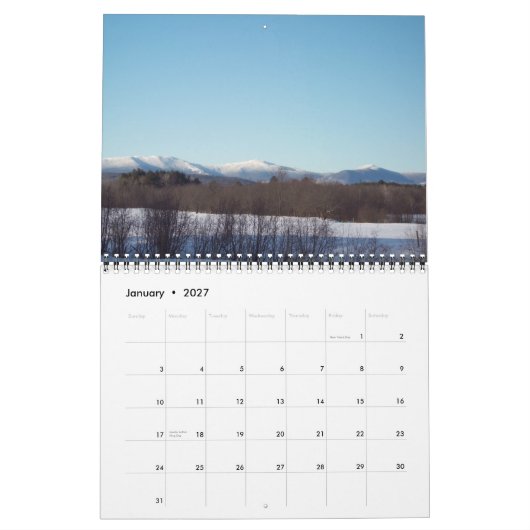 uitzichten Maine Calendar 2012 Kalender (Jan 2027)