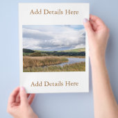 UITZICHTEN OP WALES FLYER (Hand)