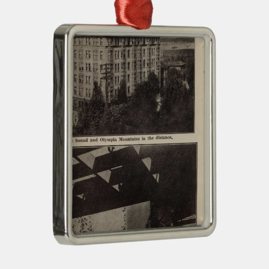 Uitzichten, Seattle Metalen Ornament (Rechts)