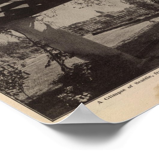 Uitzichten, Seattle Poster (Hoek)