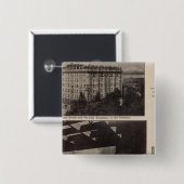 Uitzichten, Seattle Vierkante Button 5,1 Cm (Voorkant /achterkant)