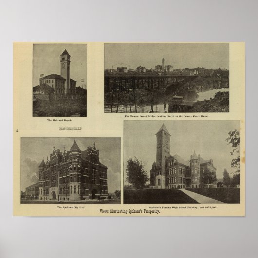 Uitzichten, Spokane's voorspoed Poster (Voorkant)