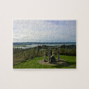 Uitzichten uit de Astoria-kolom, Oregon Legpuzzel