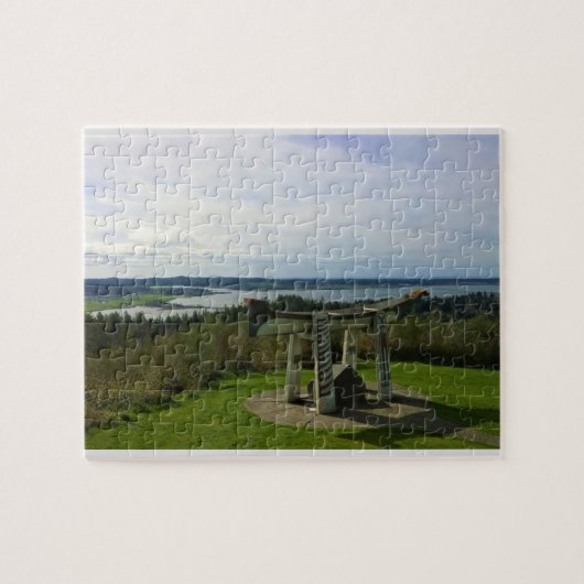 Uitzichten uit de Astoria-kolom, Oregon Legpuzzel (Horizontaal)