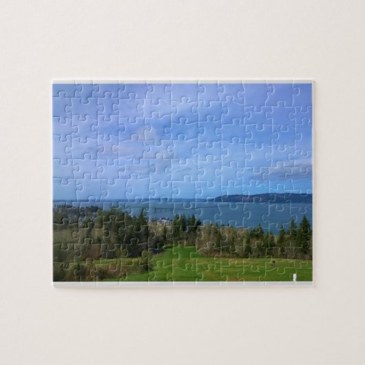 Uitzichten uit de Astoria-kolom, Oregon Legpuzzel (Horizontaal)
