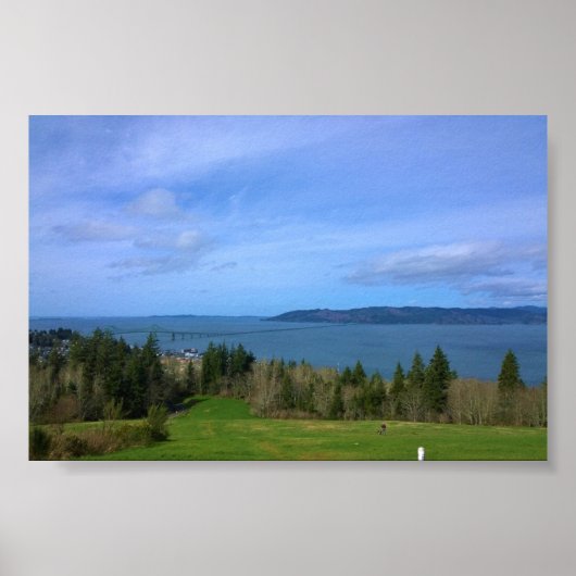 Uitzichten uit de Astoria-kolom, Oregon Poster (Voorkant)