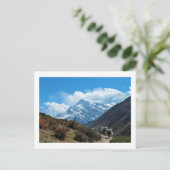 Uitzichten uit Nepal op weg naar MOUNT EVEREST Briefkaart (Staand voorkant)