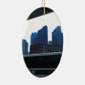 Uitzichten van Boston City America Keramisch Ornament (Rechts)