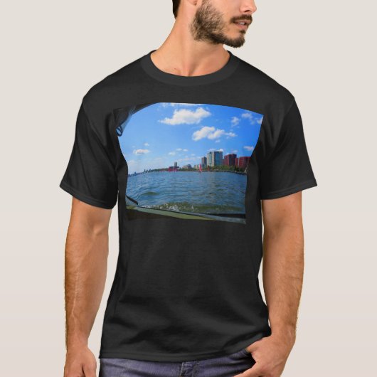 Uitzichten van Boston City America T-shirt (Voorkant)