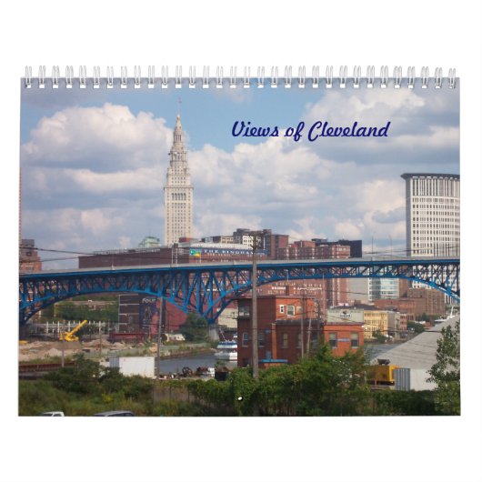 Uitzichten van Cleveland Calendar Kalender (Hoes)
