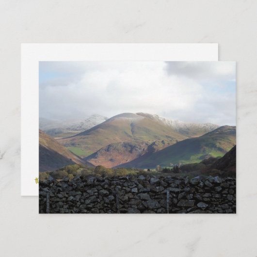 UITZICHTEN VAN DE KAART VAN WALES (Voorkant / Achterkant)