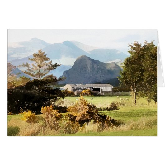 UITZICHTEN VAN DE KAART VAN WALES (Voorkant Horizontaal)