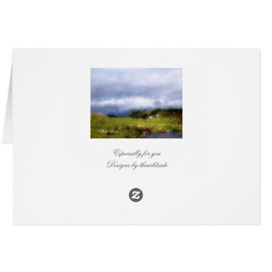 UITZICHTEN VAN DE KAART VAN WALES (Achterkant Horizontaal)