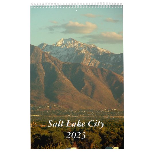Uitzichten van de kalender van het Salt Lake City (Hoes)
