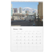 Uitzichten van de kalender van het Salt Lake City  (Feb 2026)
