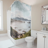 Uitzichten van de Kannon Beach Ocean Douchegordijn (In situ)