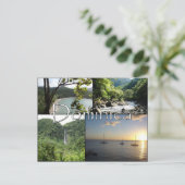 Uitzichten van de Natuur Isle Post Kaart (Staand voorkant)