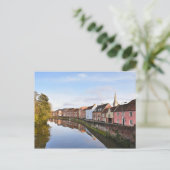 Uitzichten van de noordkathedraal en de rivier de  briefkaart (Staand voorkant)