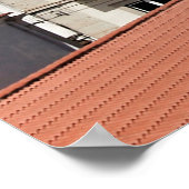 Uitzichten van de stad Lissabon in de ochtend in e Poster (Hoek)