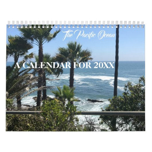 Uitzichten van de Stille Oceaan Laguna Beach Kalen Kalender (Hoes)