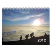 Uitzichten van de top van de Japanse stad Fuji Kalender (Hoes)