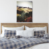 UITZICHTEN VAN DE WALEN CANVAS AFDRUK (Insitu (Slaapkamer))